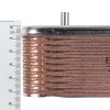 Теплообмінник пластинчастий ГВП (20 пластин) для газового котла Baxi ECO-3/4S, Luna 3 Comfort, Westen Pulsar 17B2072000