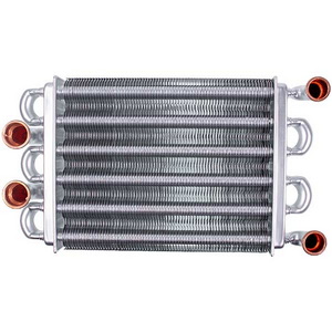 Теплообмінник бітермічний для газового котла Ariston AS, Egis, Biasi Binova 24 кВт 65106300