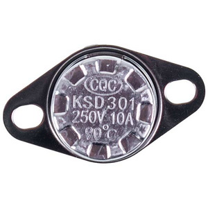 Термостат 90°C 10A 250V KSD301 KSD-301-90 универсален для бойлера (нормально замкнут)