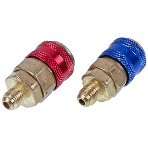 Набор заправочных муфт QC 12 (низкого + высокого давления) для автокондиционеров.