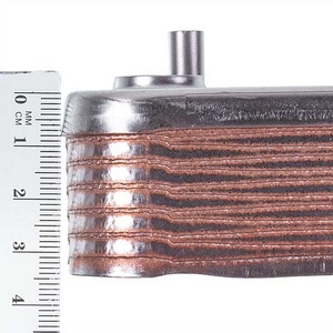 Теплообмінник пластинчастий ГВП (12 пластин) для газового котла Beretta R8036