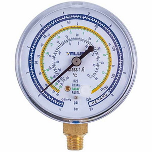 Манометр низького тиску BBL VALUE (D корпусу=68mm, R22 R134 R404 R407)