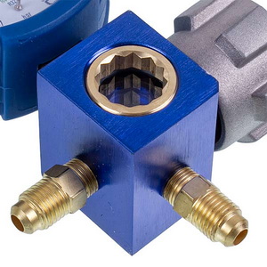 Манометрический коллектор 1-вентильный VALUE VMG-1-SL Type NEW (R32 R22 R410a) низкого давления