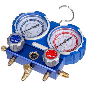 Манометрический колектор 2-вентильний VMG -2 R32 (R32) Value + шланги 3шт.x900mm