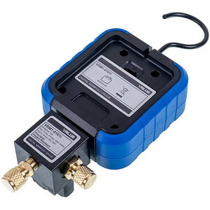 Манометрический коллектор 1-вентильный VALUE VRM1-0101 NAVTEK (электронный манометр) + шланги 2шт.