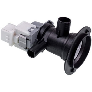 Помпа (насос) для пральної машини Whirlpool 481073071153 (в зборі) 30 Вт T2107 (контакти спарені ззаду;на 3 засувки)