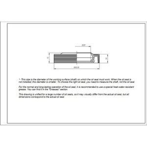 Сальник 25*50.55*10/12mm WLK для пральної машини Samsung DC62-00007A