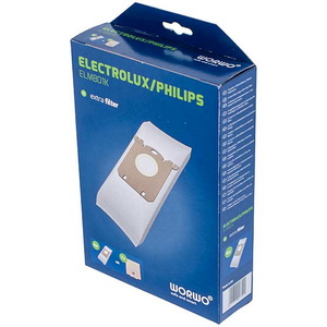 Набір мішків (4 шт) ELMB01K S-BAG WORWO для пилососа Electrolux/Philips Набір мішків (4 шт) ELMB01K S-BAG WORWO для пилососа Electrolux/Philips