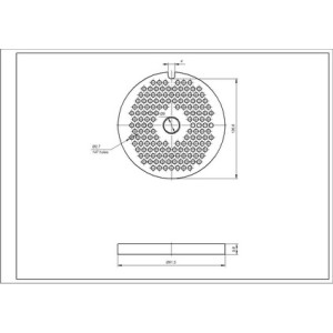 Решітка (сито) мілка для м&aposясорубки Zelmer \ Bosch NR8 86.3160 00755473 (ZMMA128X)