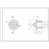 00792328 Набір запобіжних муфт для м&aposясорубки Zelmer ZMMA400W (A861203.00) (5 шт.) білий