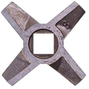 Ніж для м&aposясорубки Zelmer ZMMA028X (A863109.00) 10003883 D=55.5mm s=5mm Отвір=10x10mm NR8 (двосторонній) Ніж для м&aposясорубки Zelmer ZMMA028X (A863109.00) 10003883 D=55.5mm s=5mm Отвір=10x10mm NR8 (двосторонній)