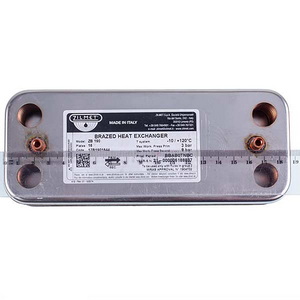 Теплообмінник пластинчастий ГВП Zilmet (16 пластин) для газового котла Ariston 17B1901644 Теплообмінник пластинчастий ГВП Zilmet (16 пластин) для газового котла Ariston 17B1901644