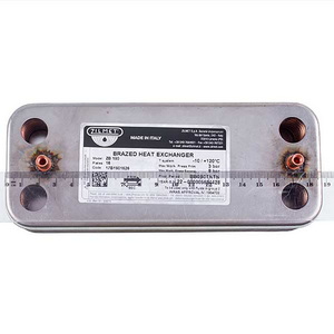 Теплообмінник пластинчастий ГВП Zilmet (16 пластин) для газового котла Ariston, Ferroli, Biasi, Viessmann BI1001102 Теплообмінник пластинчастий ГВП Zilmet (16 пластин) для газового котла Ariston, Ferroli, Biasi, Viessmann BI1001102